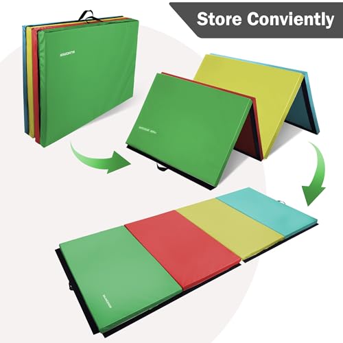 Folding Exercise Gym Workout Mat 4'x8'x2" D9463