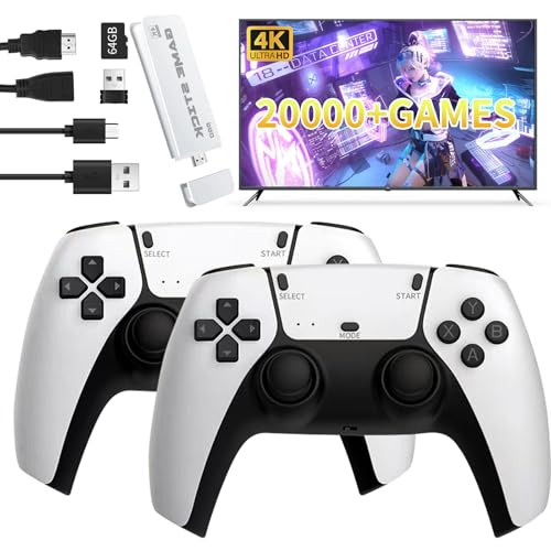 4K HDMI Retro Game Console with 2 Wireless Controllers S38552