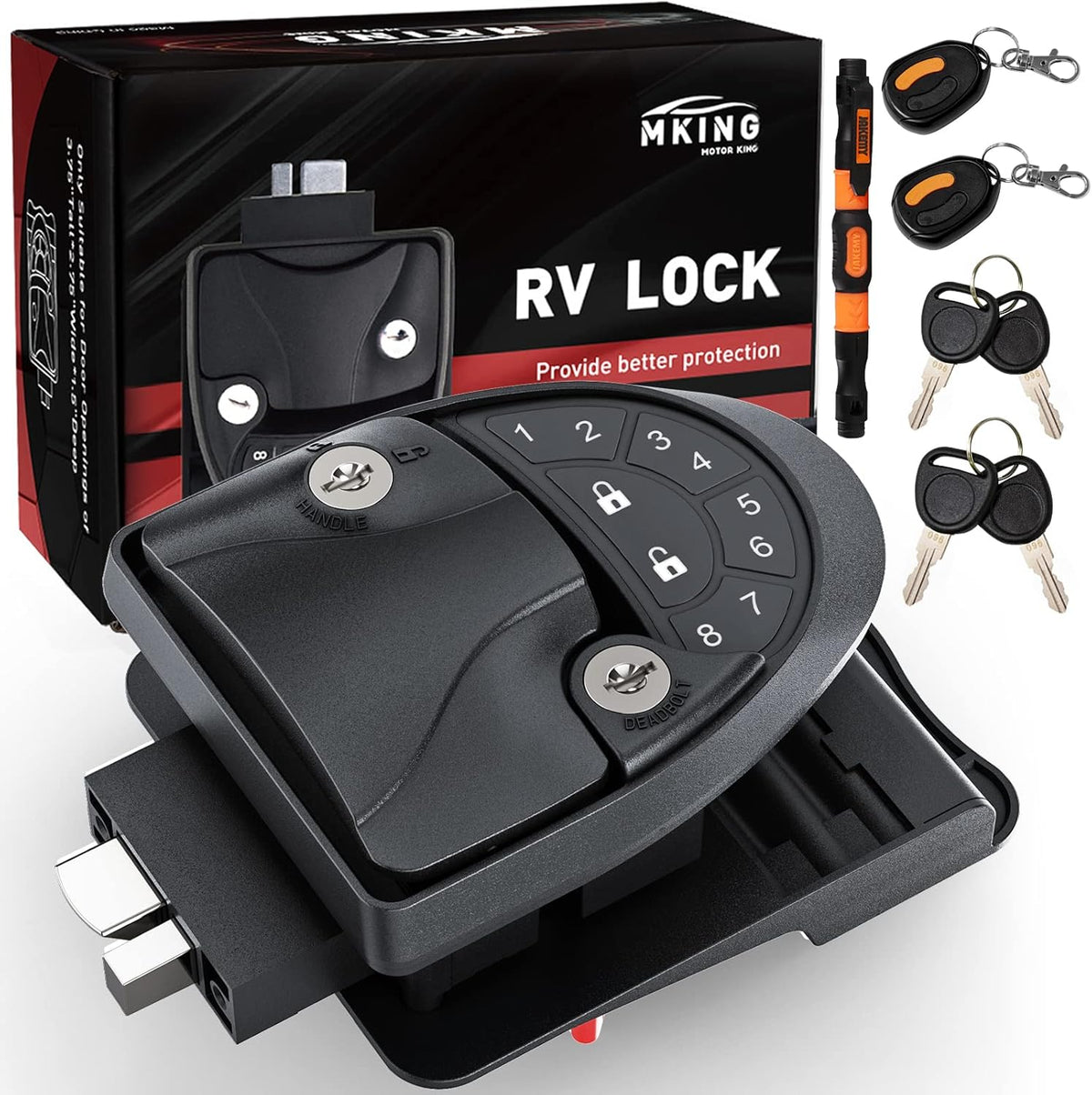 Keyless RV Door Lock with Deadbolt R48052