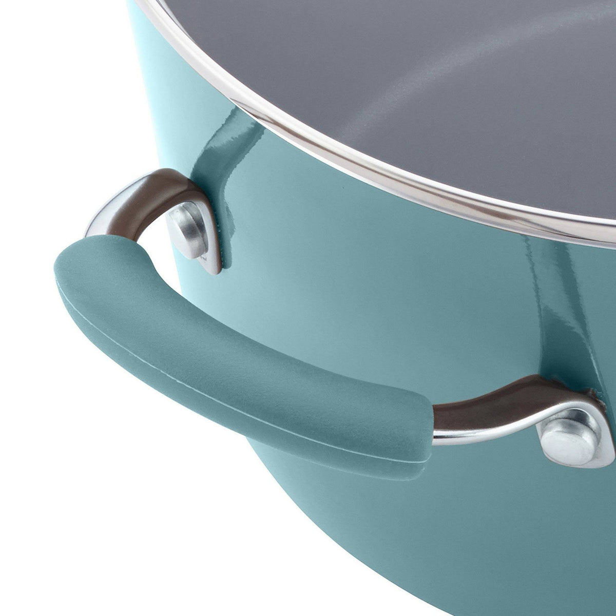 8-Quart Nonstick Covered Pasta Pot with Pour Spout L2483