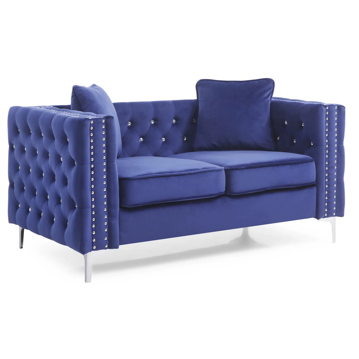 Blue Loveseat U779782