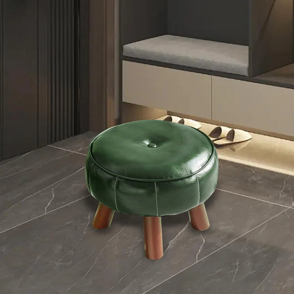 Small Footstool with Mute Bottom Pads R89550