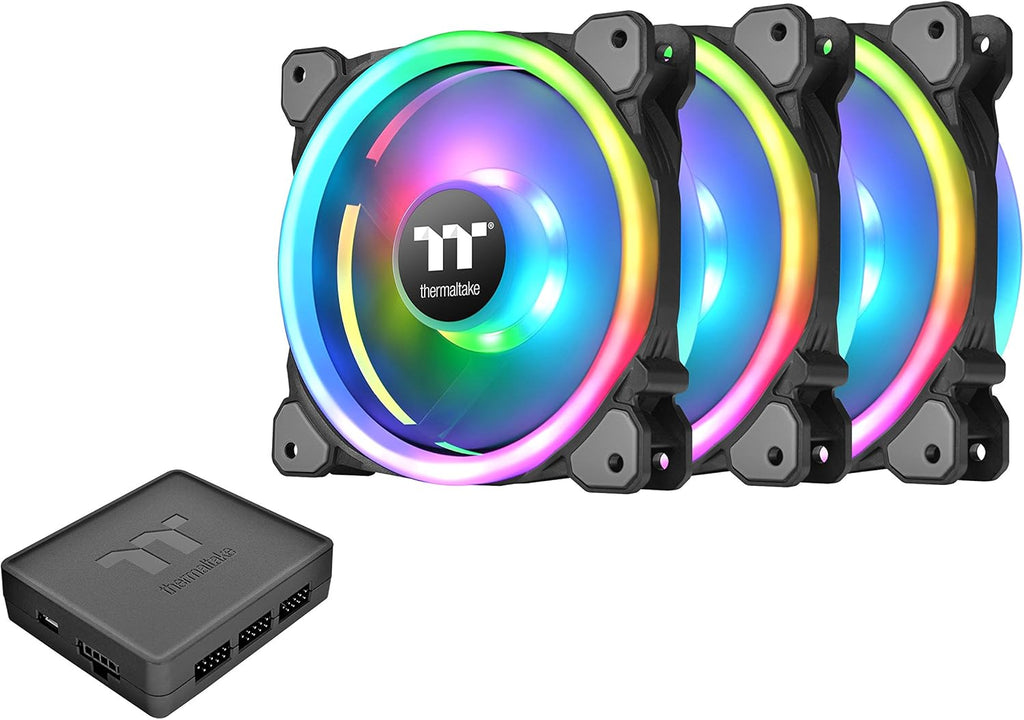 120mm 30 Addressable LED 9 Blades Case Fan 3 Pack H834