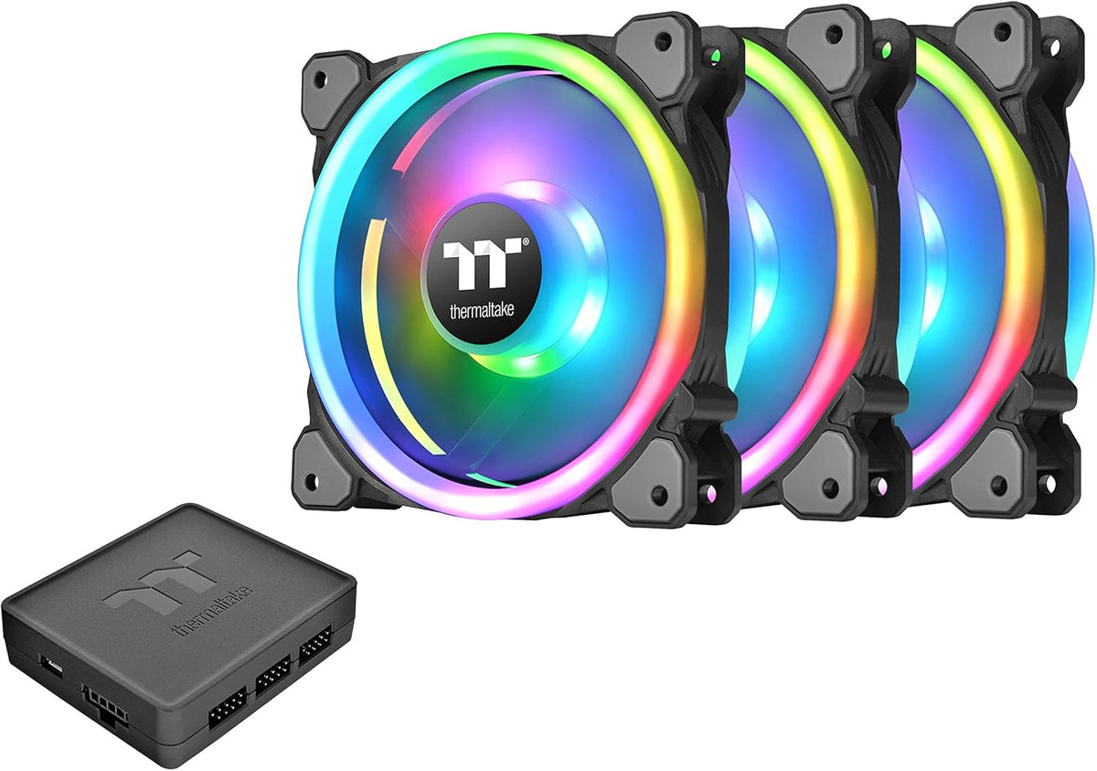 120mm 30 Addressable LED 9 Blades Case Fan 3 Pack H834