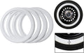 4 pcs White Wall Tires for R14 A7166