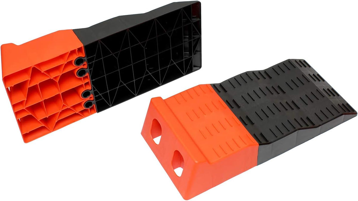 Tandem Axle Leveler Ramps, 2 Pk Heavy Duty RV Leveling Blocks W1314