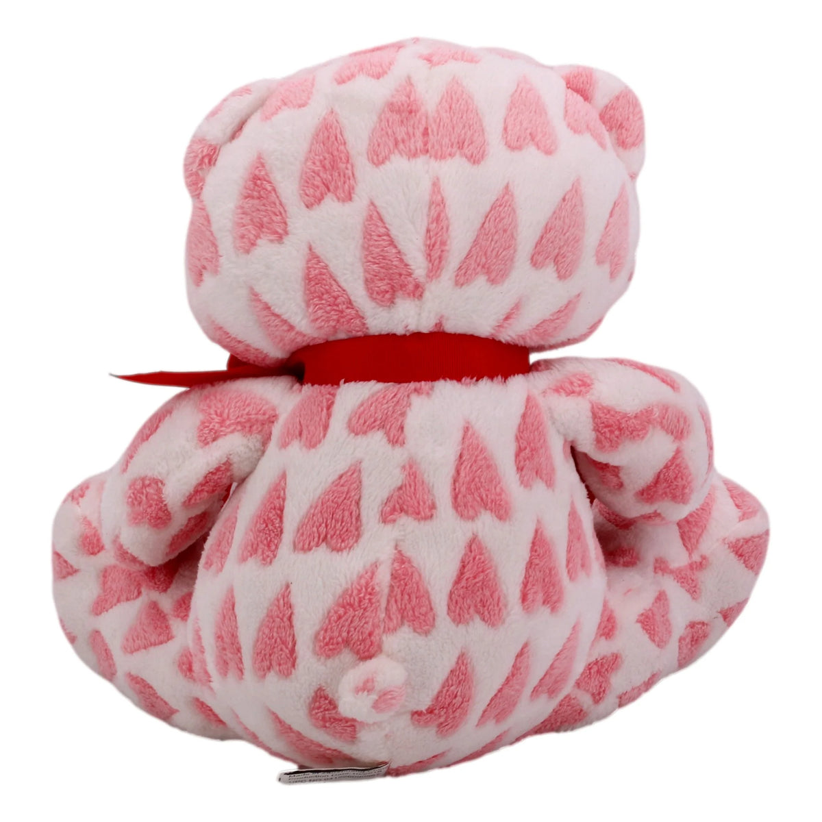 Pink Heart Plush Teddy Bear Pillow K8334