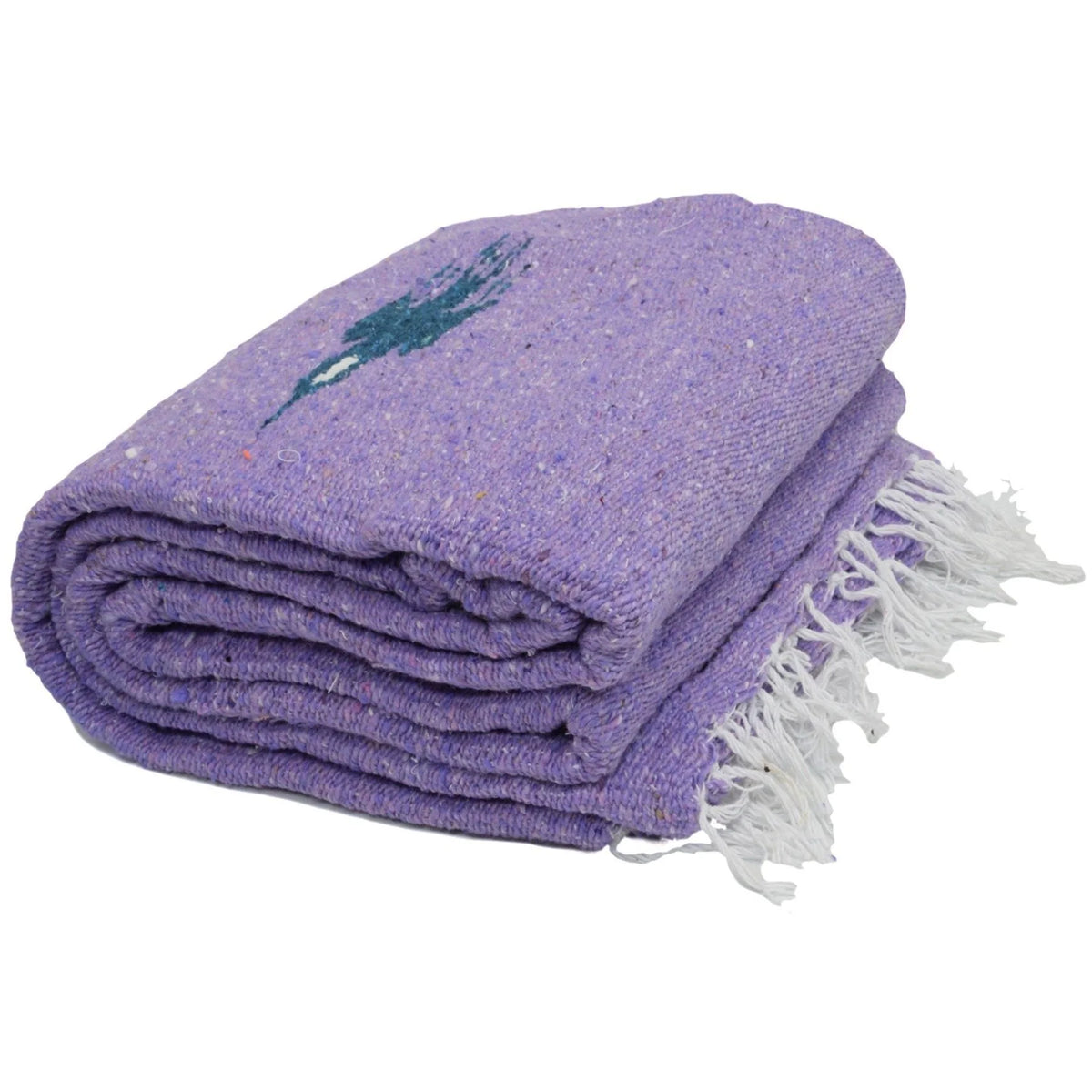 Purple Thunderbird Large Yoga Throw Blanket Serape N3436