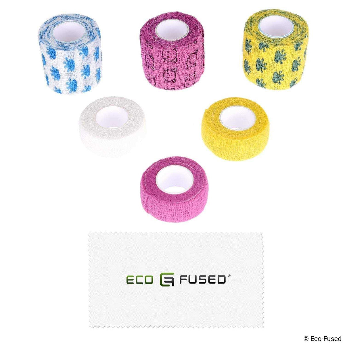 Self Adhering Bandage Wrap Tape Pack of 6 Y38968