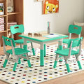 Height Adjustable Toddler Table and 4 Chairs Set R6264