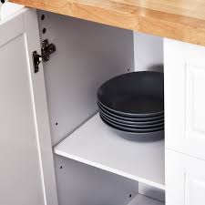 Portable Wooden Kitchen Island Cart with Drawers and Wheels White C143859