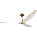 84 Ceiling Fan With Cream Blades And Gold Finish W221104