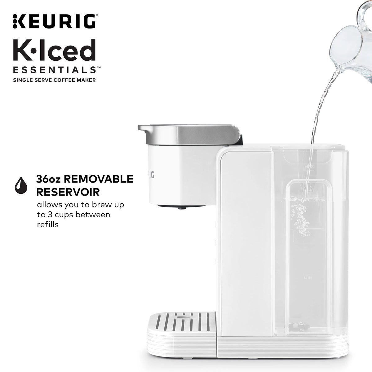 White Iced and Hot Single-Serve Coffee Maker H9000
