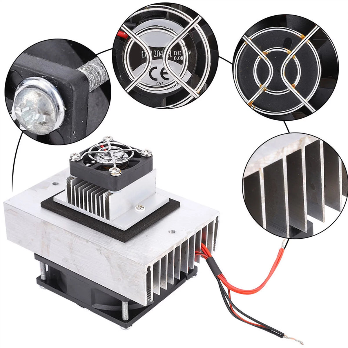 Thermoelectric Peltier Cooler Refrigeration Cooling System DC 12V W3828