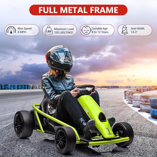 24V Electric Drift Kart Car with 2×300W Motor Z8152