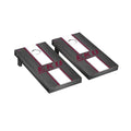 Regulation Cornhole Game Set Onyx Stained Stripe Version Y490545