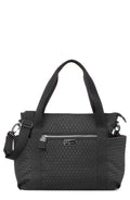 Black Scuba Diaper Bag Y479768