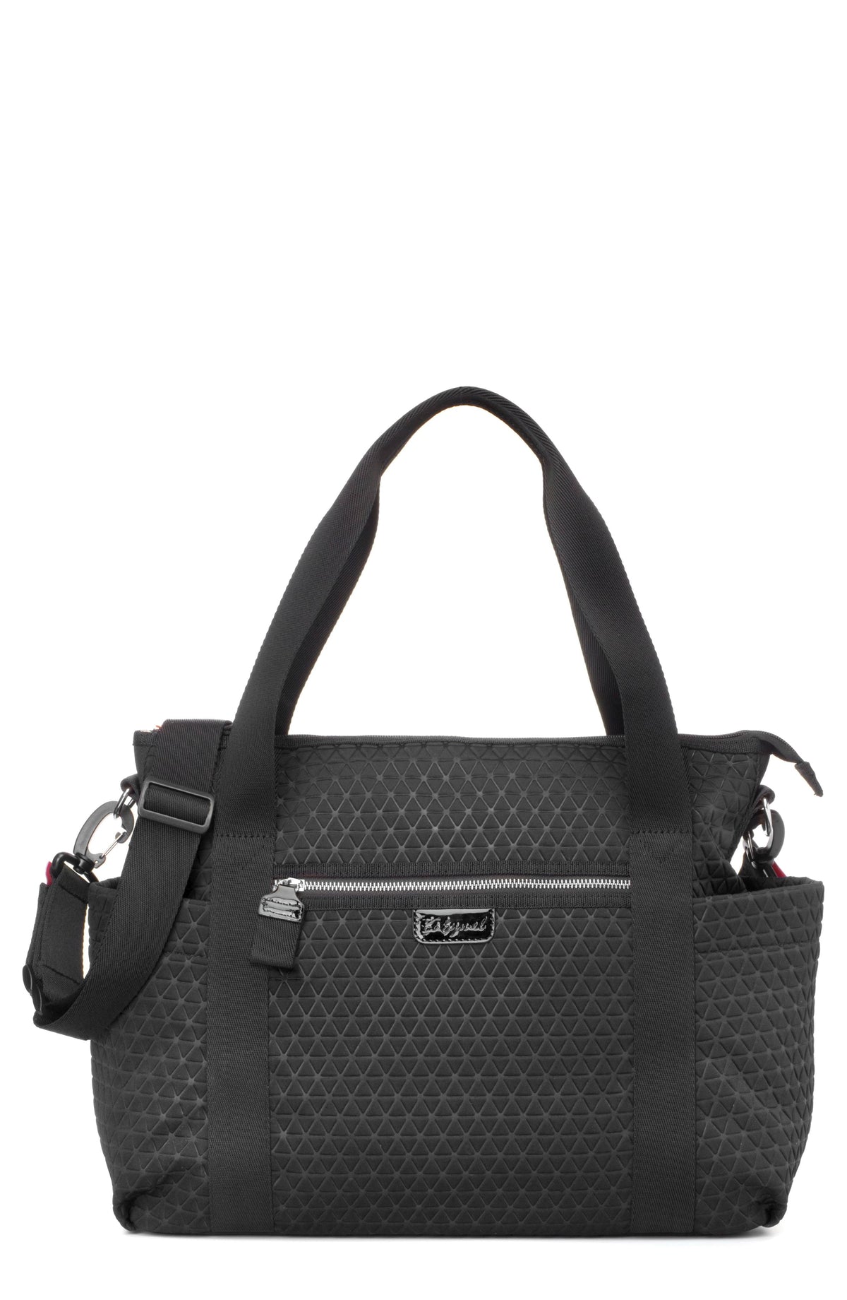 Black Scuba Diaper Bag Y479768