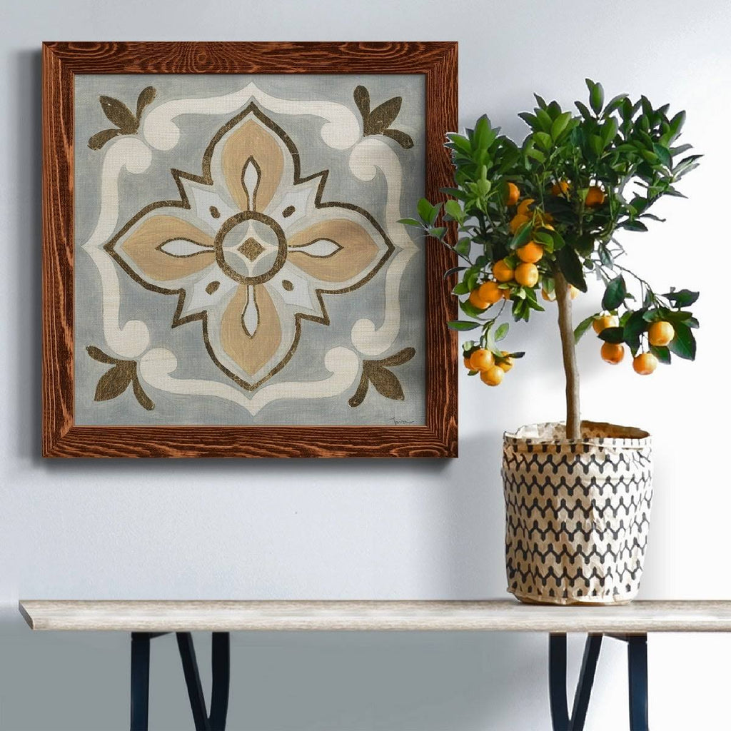 Framed Canvas 24x24 Black G649968