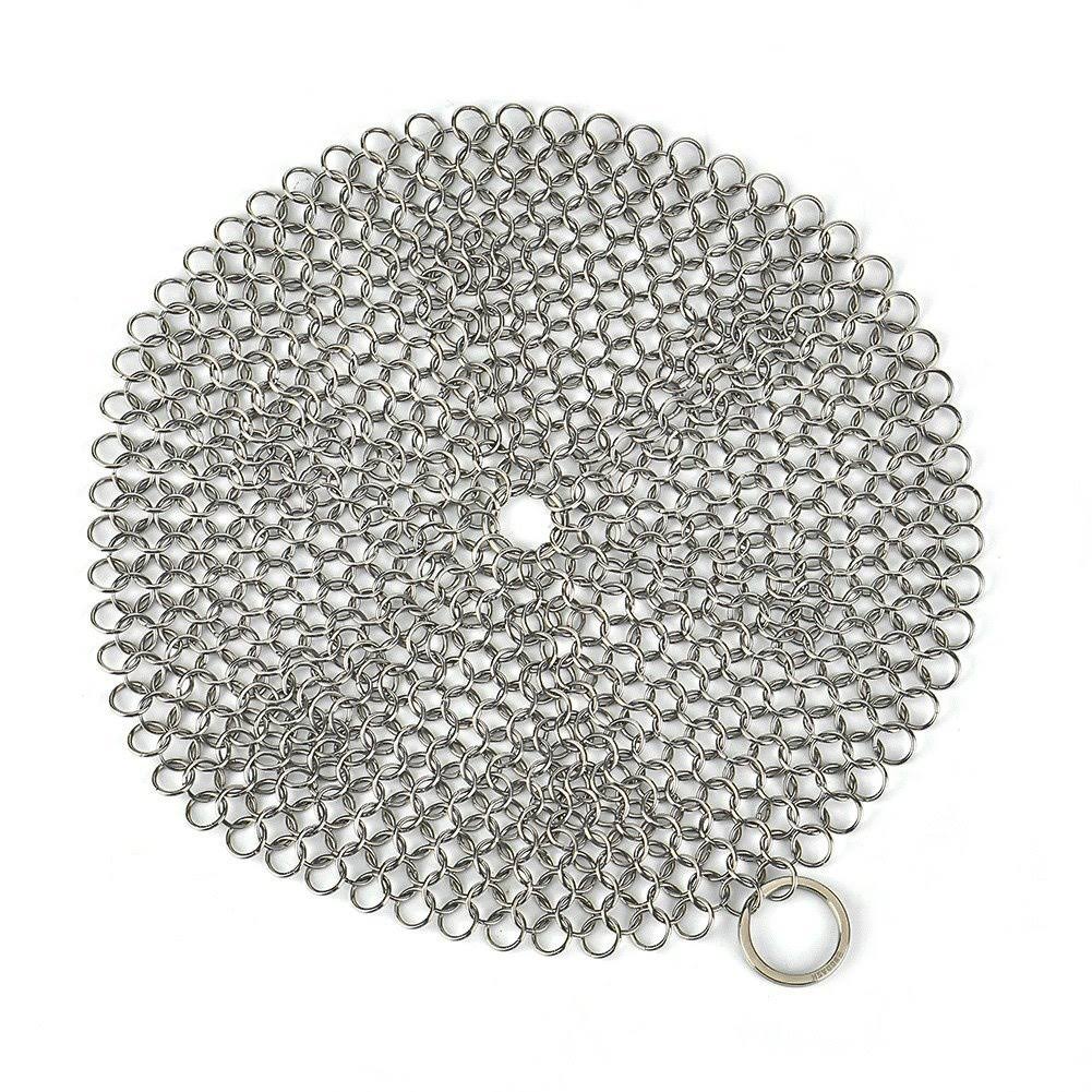Cast Iron 316 Stainless Steel Chainmail Scrubber F85018