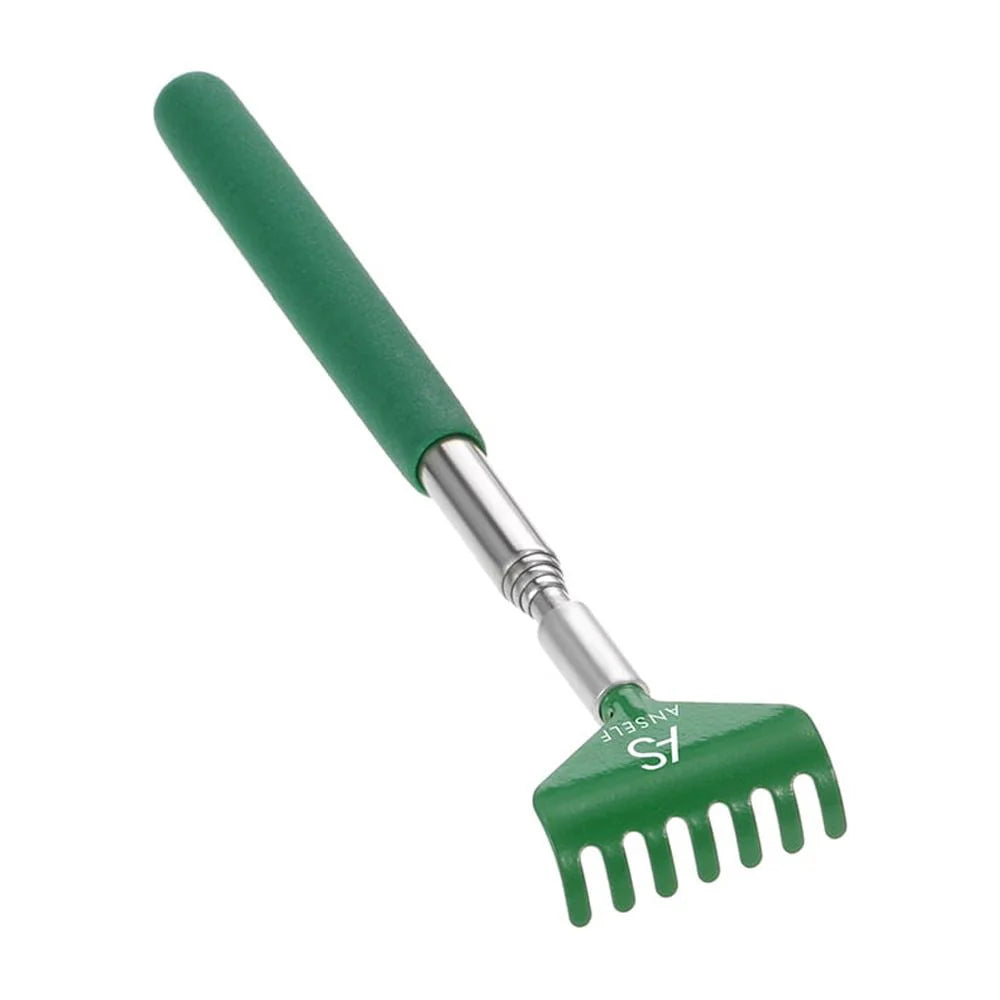 Telescopic Back Scratcher Massager Metal Extendable 5 Section Blue H969