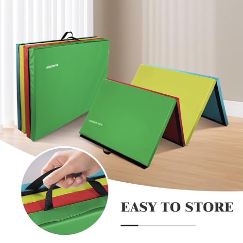 Folding Exercise Gym Workout Mat 4'x8'x2" D9463