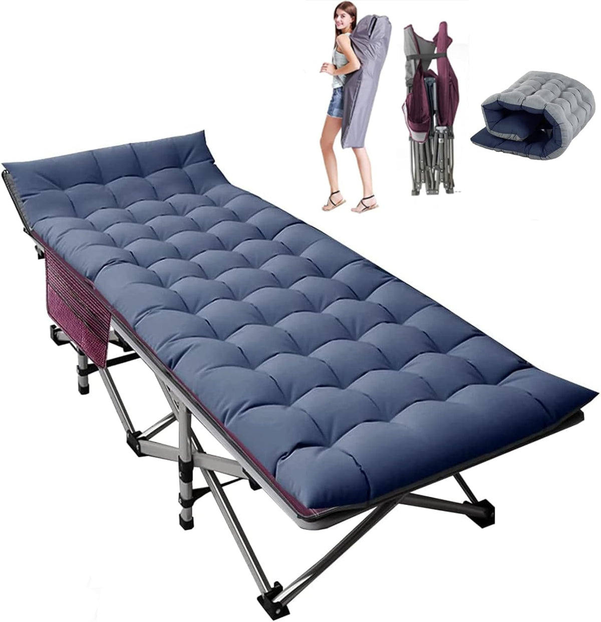 Folding Camping Cot with Carry Bag K894342