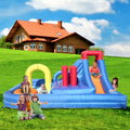 Inflatable Water Slide Bouncy Castle with Pool Area and Climbing Wall O3614