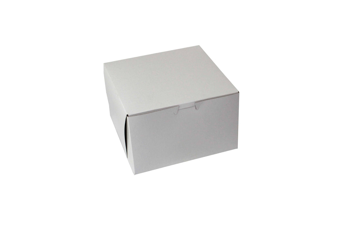 White Bakery Box, 8 x 8 x 5 inch O276683