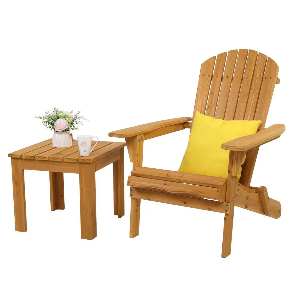 Folding Wooden Adirondack Chair H734