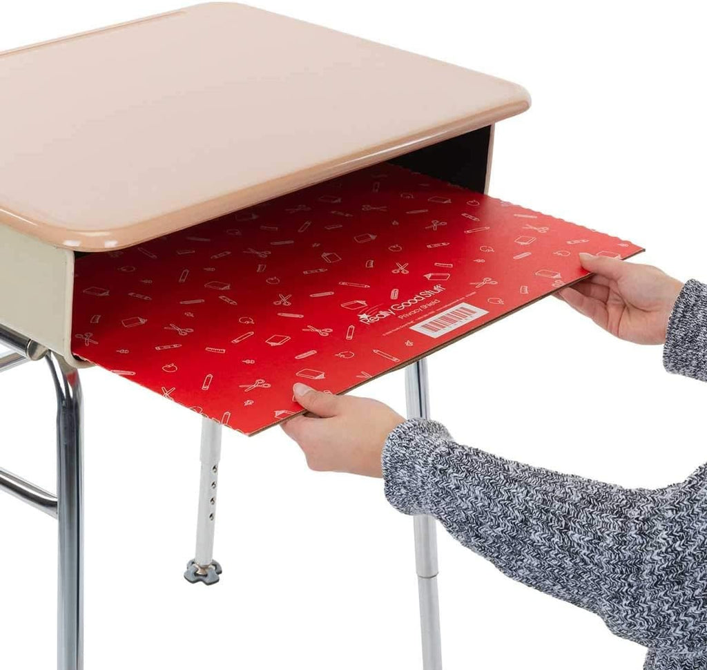Set of 12 Matte Privacy Shields for Student Desks C3559