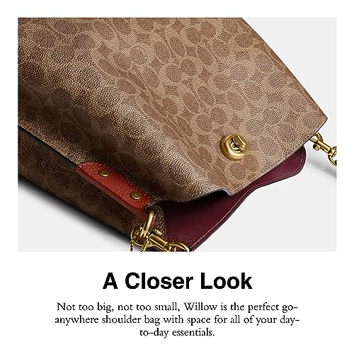 Polished Pebble Leather Willow Shoulder Bag A204