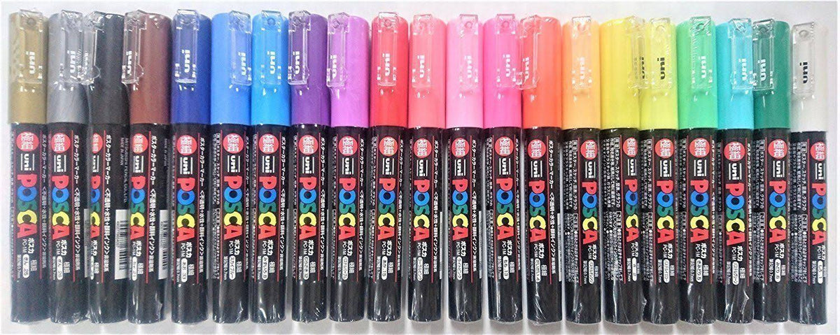 Paint Marker Pen Extra Fine Point 21 Colors Set I729