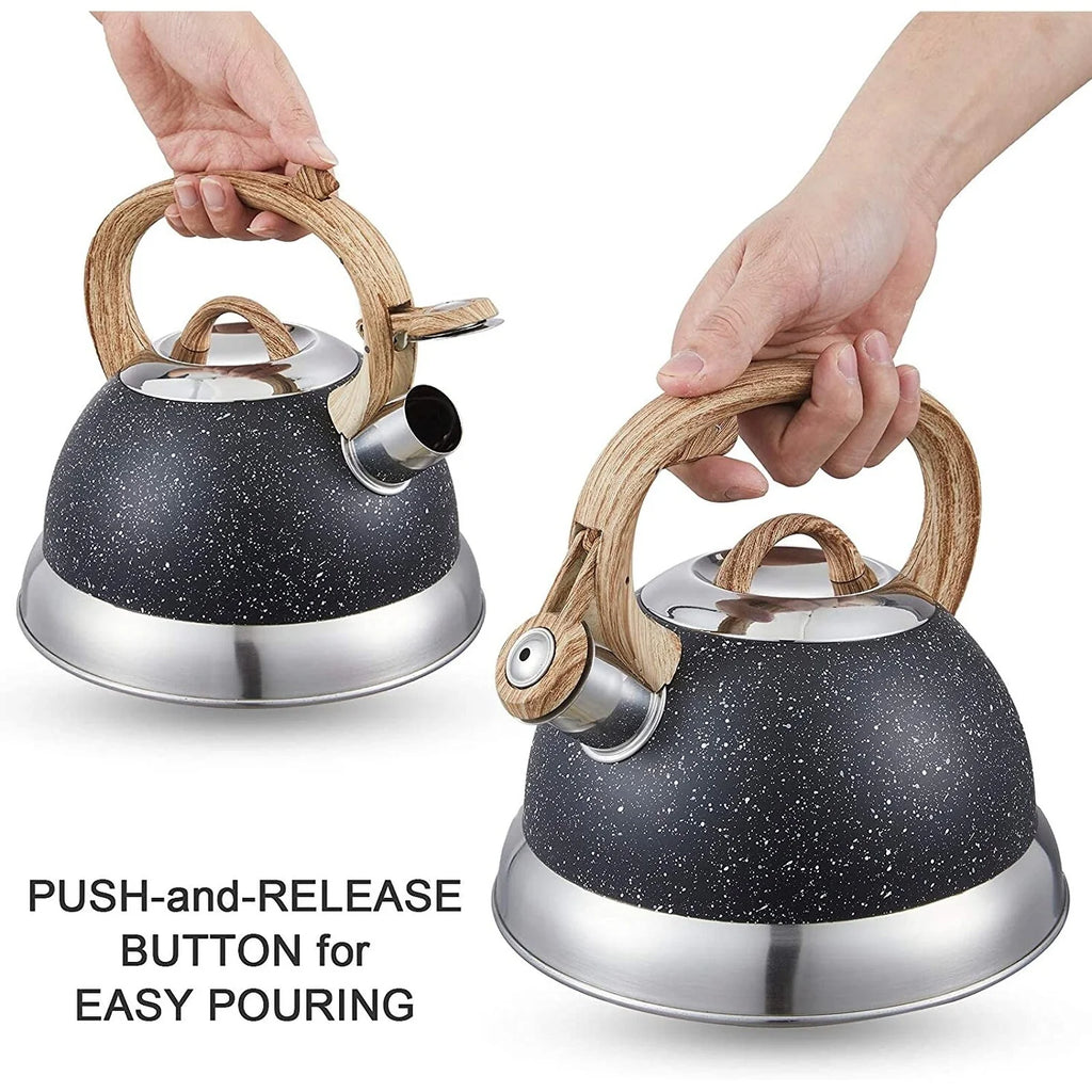 2.3 Qt. Stainless Steel Whistling Tea Kettle I97915