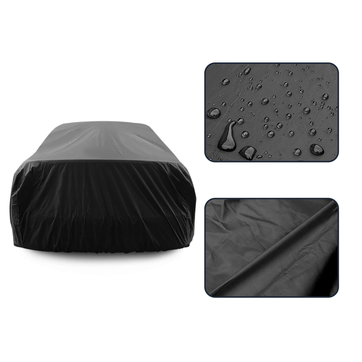 Black Polyester Car Cover 3XL C76805