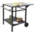 Foldable 2 Tier Outdoor Grill Cart B5996