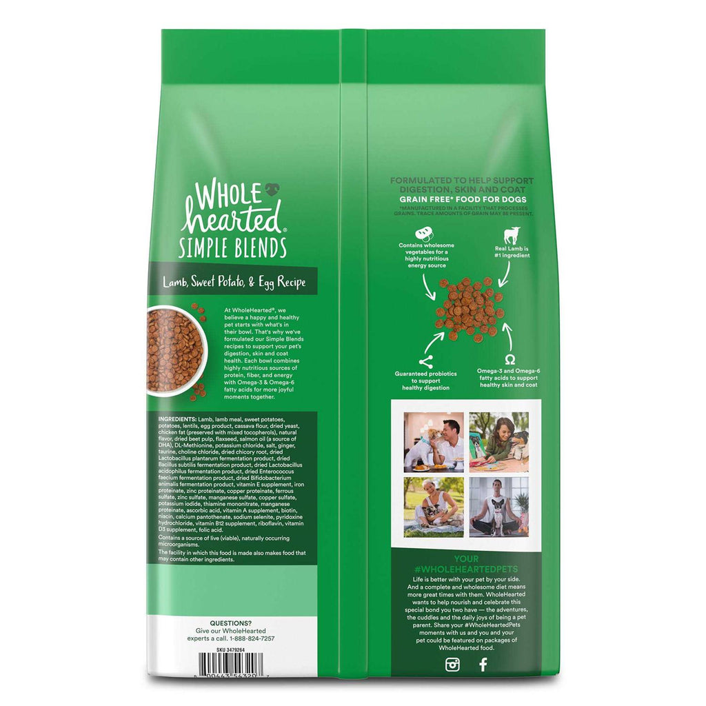 Lamb Sweet Potato & Egg Recipe Dry Dog Food A52055