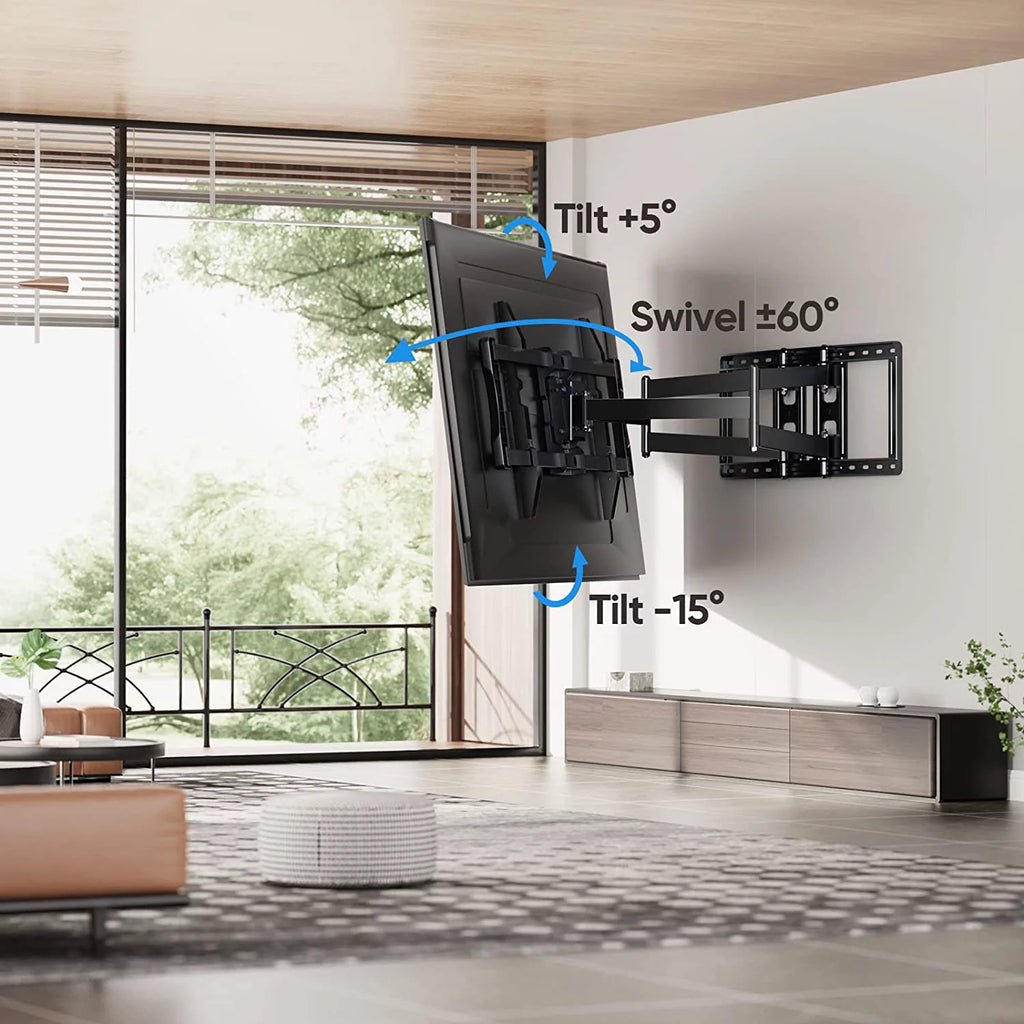 Full Motion TV Wall Mount Brackets for 50-90 inches Flat Curved TV K3677
