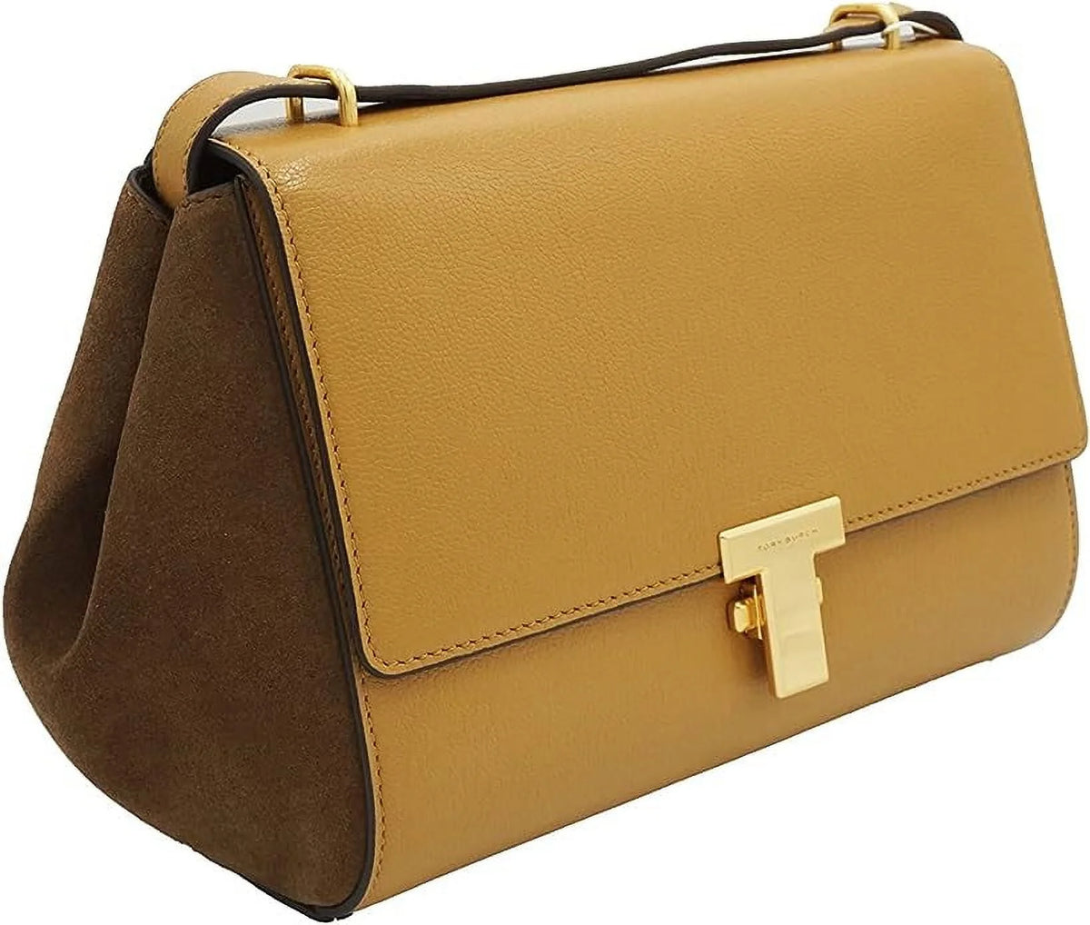 Brown Suede Leather Satchel Bag G486778