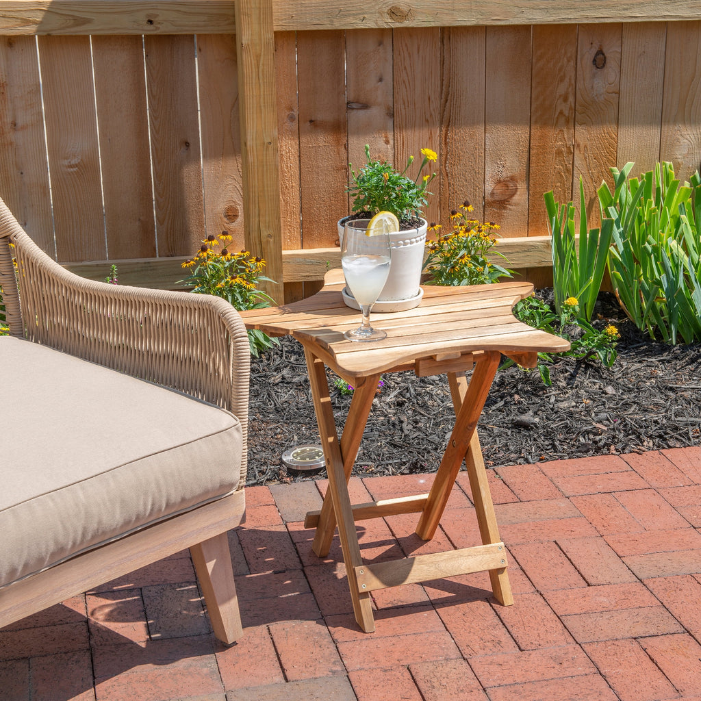 Star-Shaped Outdoor Folding Table W9977