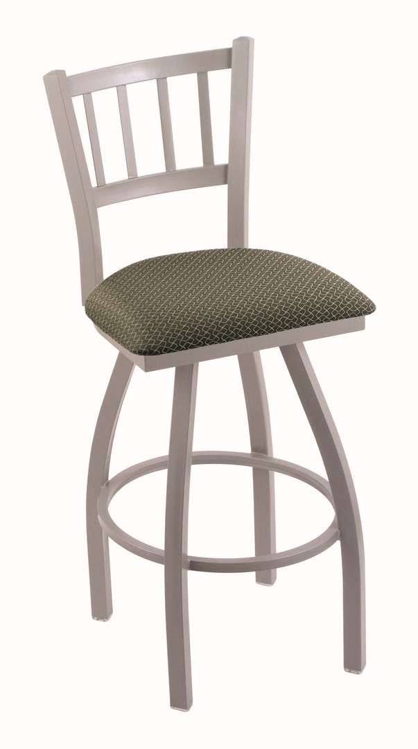 Contessa Anodized Nickel Swivel Stool H272746