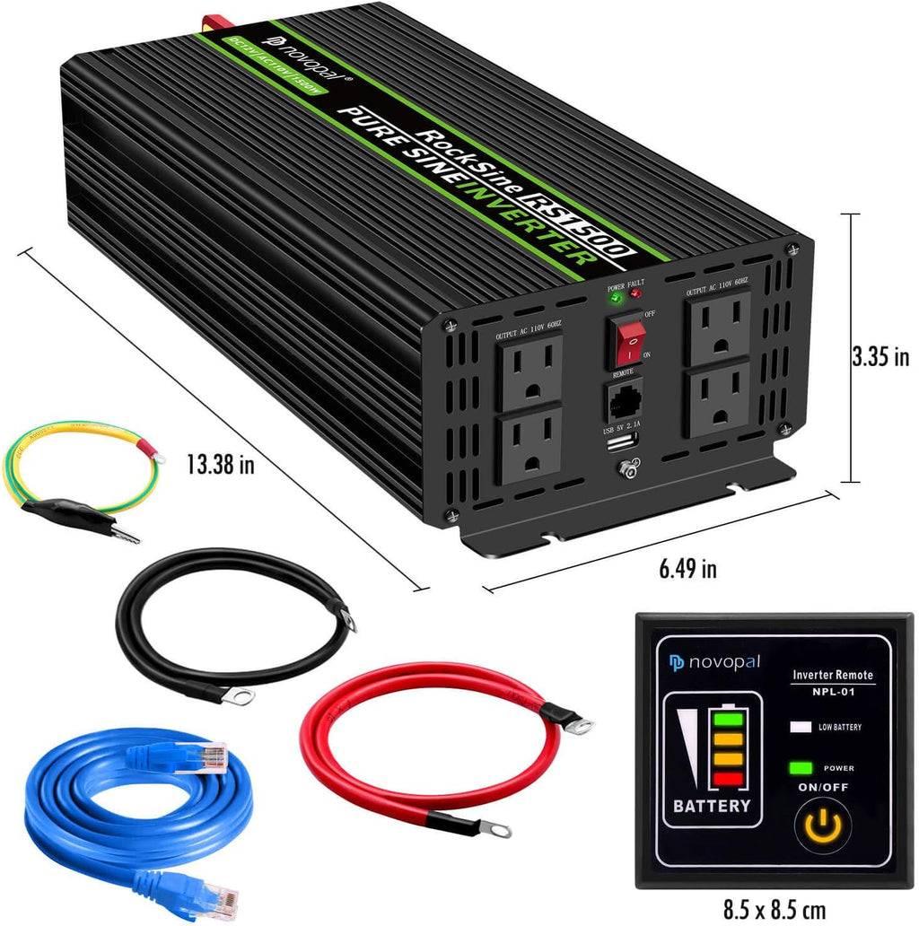 1500 Watt Pure Sine Wave Power Inverter C9836