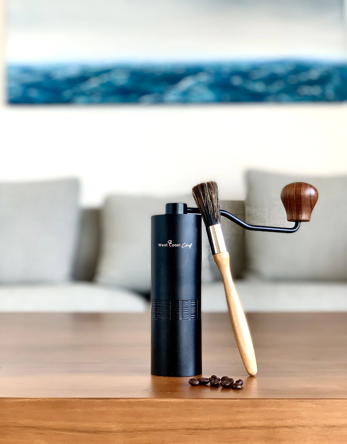 Manual Burr Coffee Grinder with Coarseness Adjustment Dial K657349