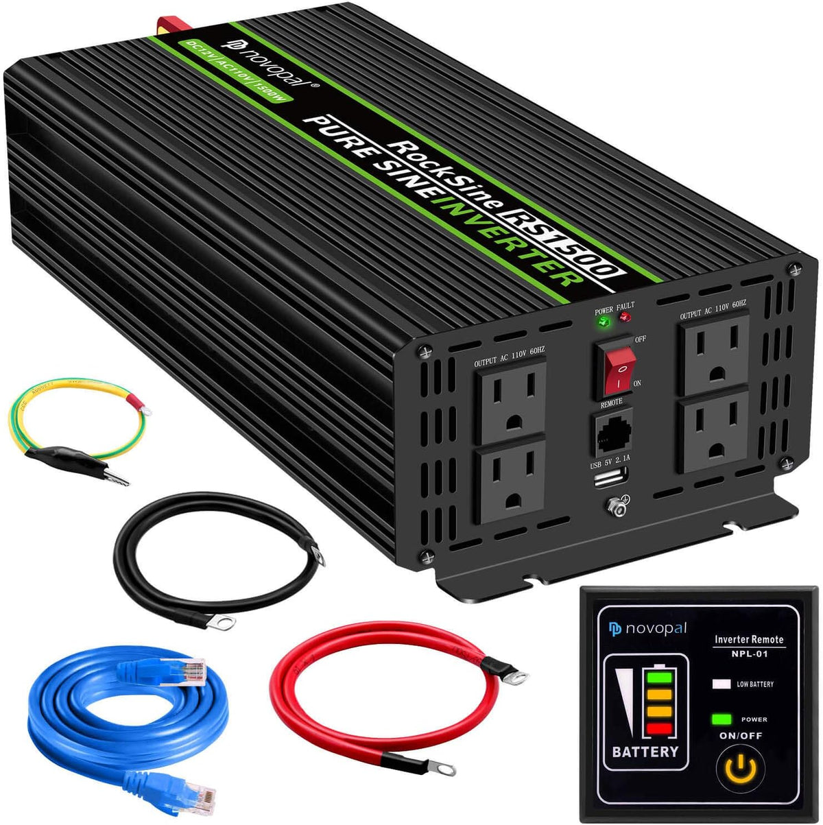 1500 Watt Pure Sine Wave Power Inverter C9836