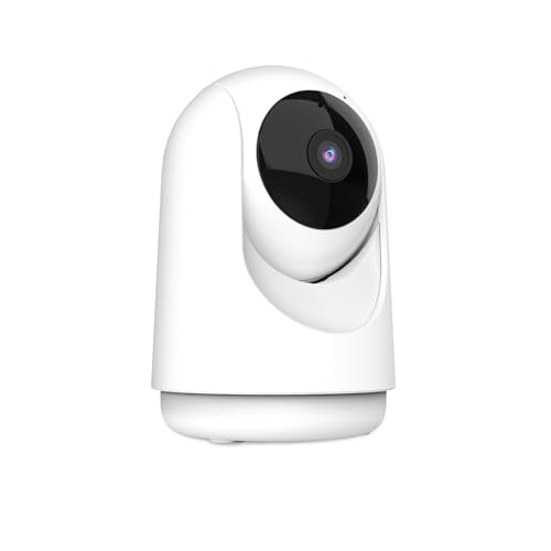Indoor Security Camera with Motion Detection, Night Vision, 2-Way Audio, 1080p HD, White O822