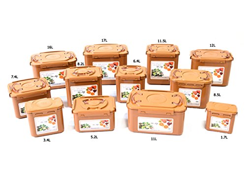 Kimchi Sauerkraut Container with Inner Vacuum Lid R2974