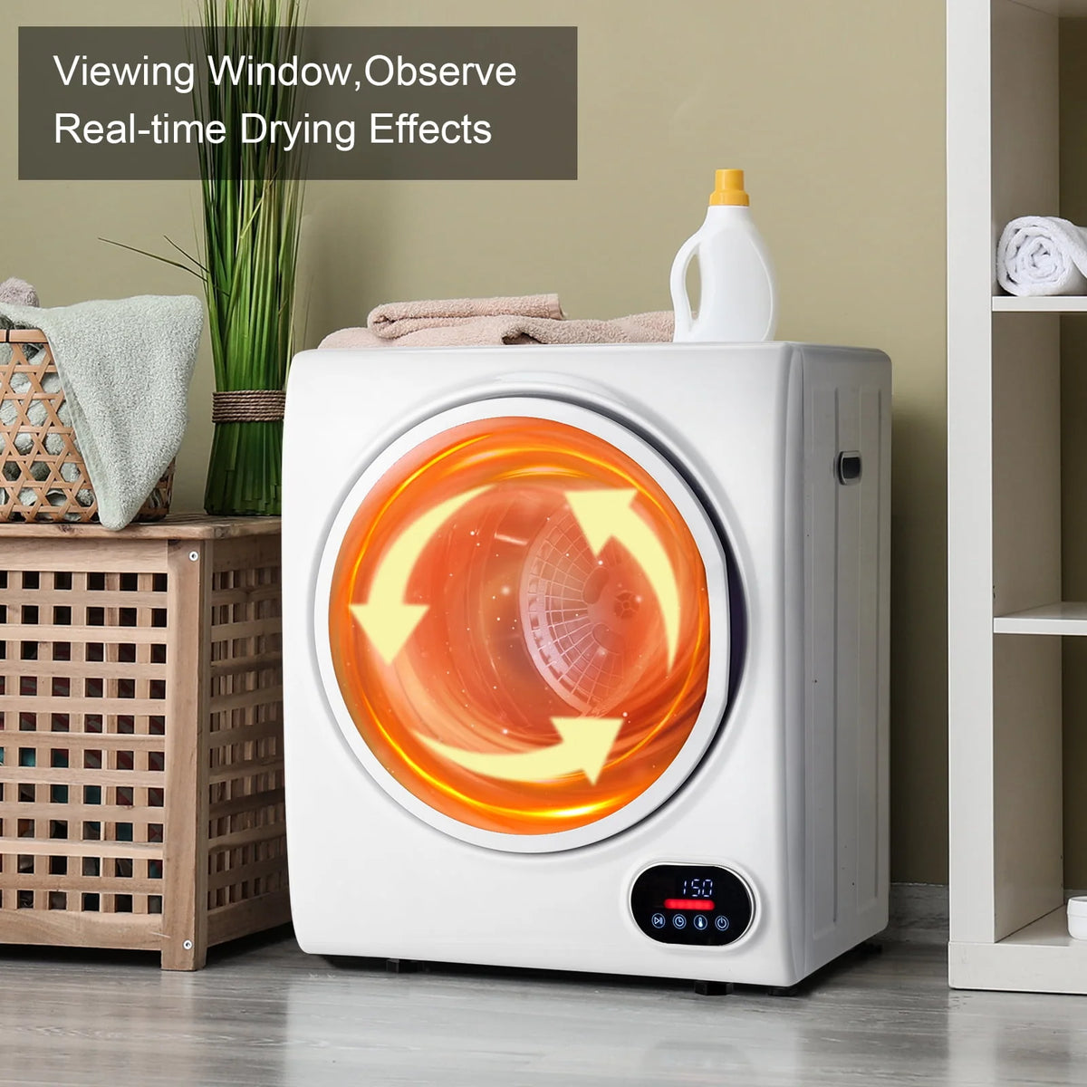 1.5 cu. ft. Compact Electric Dryer X417