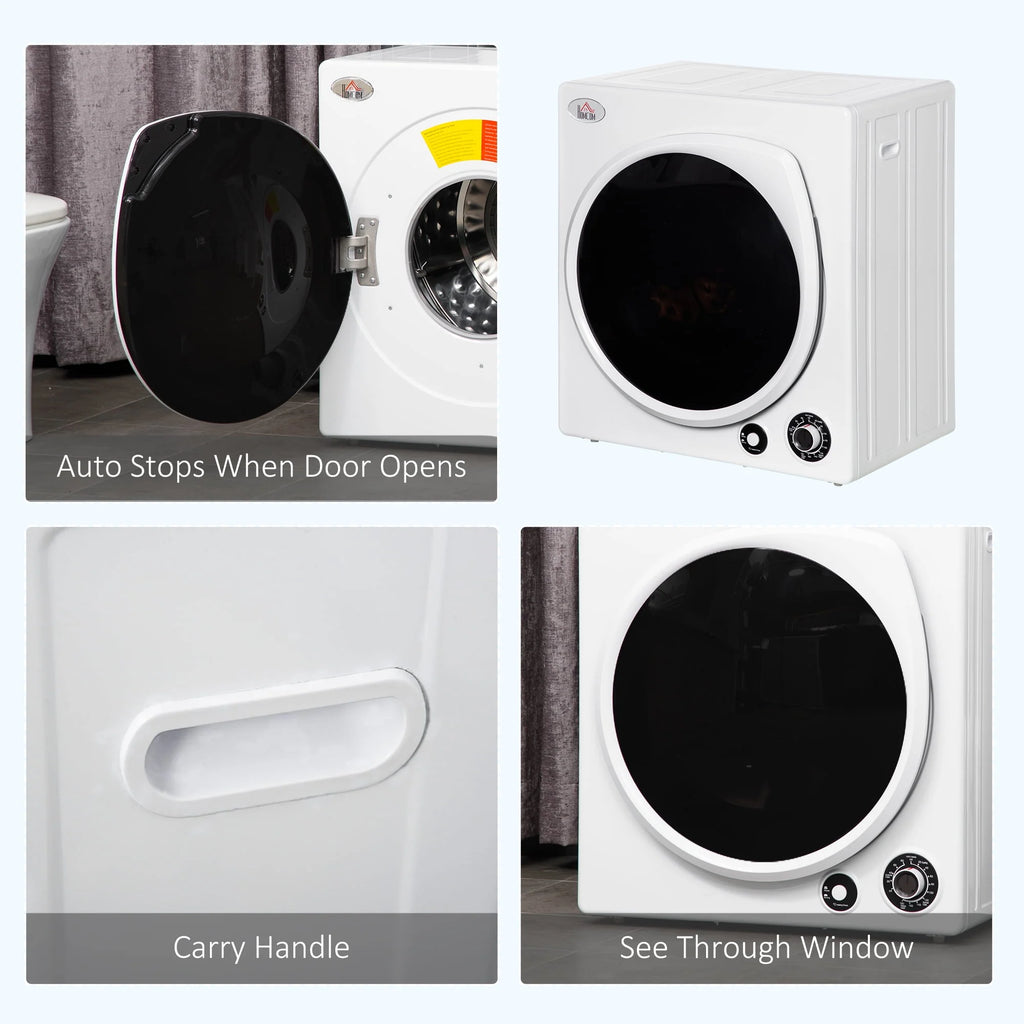 1350W 3.22 Cu. Ft. Portable Clothes Dryer Q8215