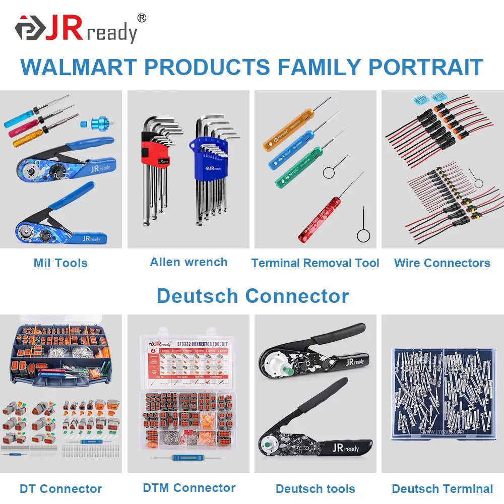 416PCS Deutsch Connector Kit with Terminals Removal Tool G898