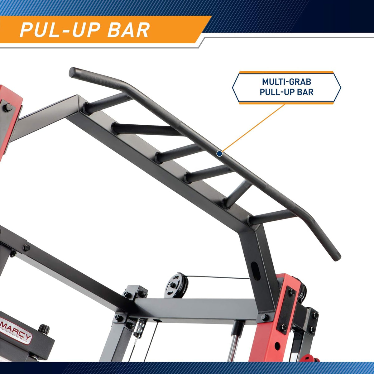 Red Multifunction Home Gym Rack T56206